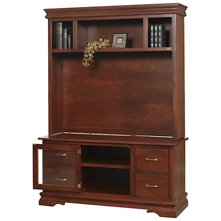 TV Console & Hutch with Ample Storage